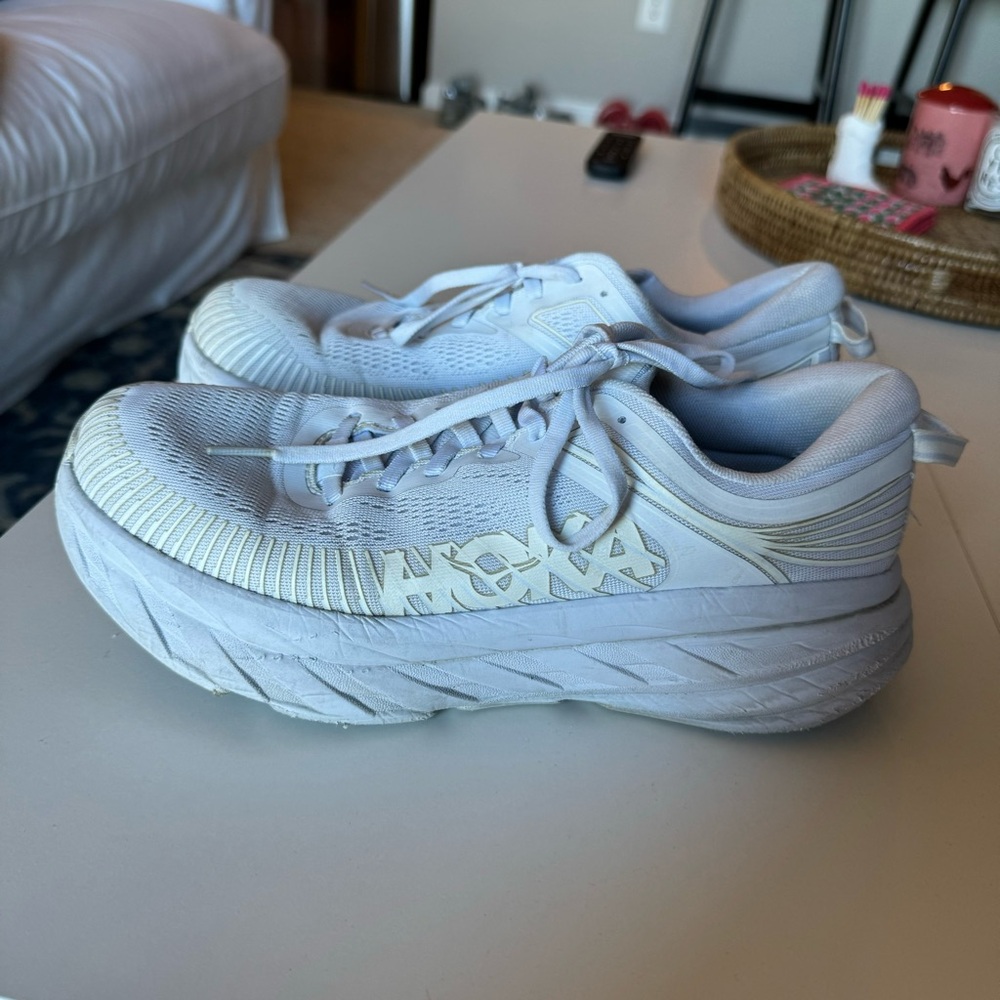 HOKA Bondi White 9.5 - Picture 4 of 6